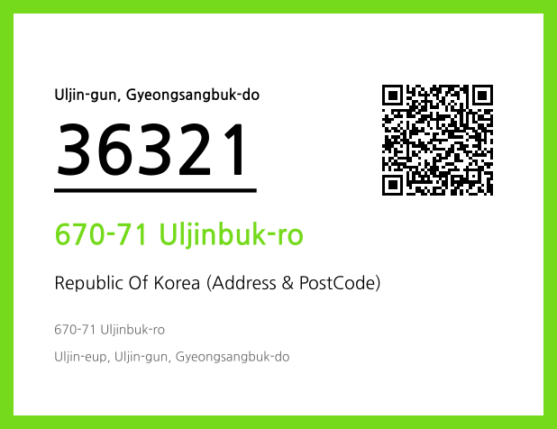 CC BY 4.0 Address and Postal Code QR Code Image (CC BY 4.0)