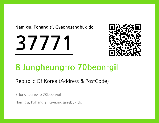 CC BY 4.0 Address and Postal Code QR Code Image (CC BY 4.0)