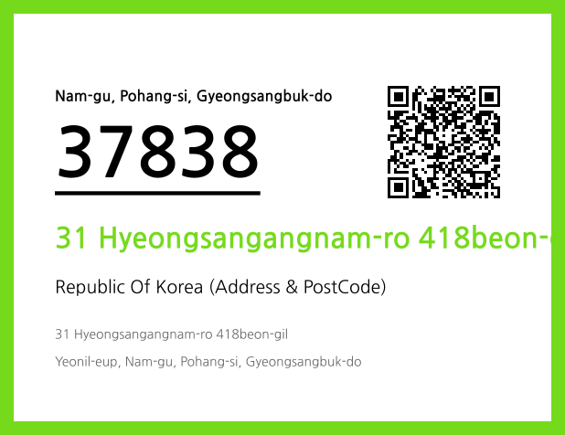 CC BY 4.0 Address and Postal Code QR Code Image (CC BY 4.0)