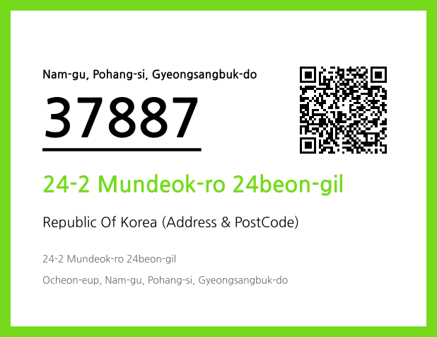 CC BY 4.0 Address and Postal Code QR Code Image (CC BY 4.0)