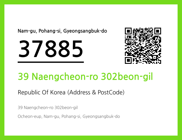 CC BY 4.0 Address and Postal Code QR Code Image (CC BY 4.0)