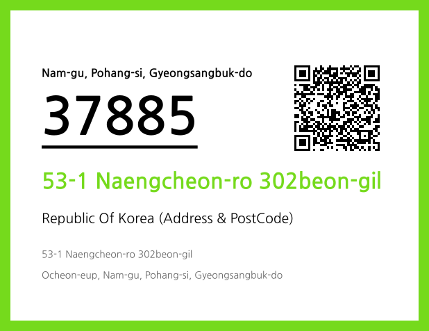 CC BY 4.0 Address and Postal Code QR Code Image (CC BY 4.0)