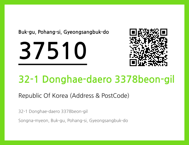 CC BY 4.0 Address and Postal Code QR Code Image (CC BY 4.0)