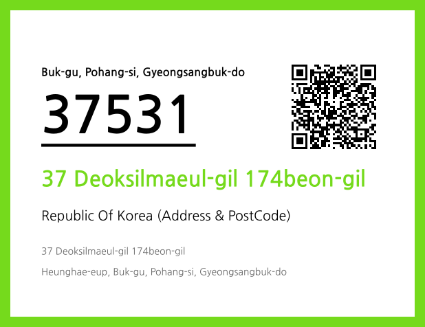 CC BY 4.0 Address and Postal Code QR Code Image (CC BY 4.0)