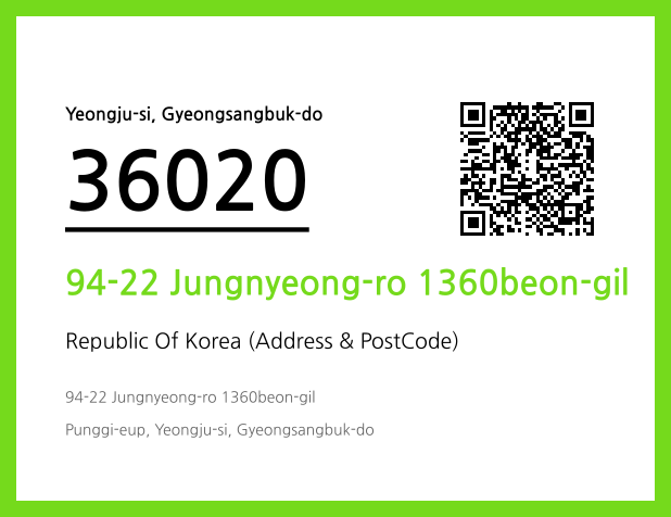 CC BY 4.0 Address and Postal Code QR Code Image (CC BY 4.0)