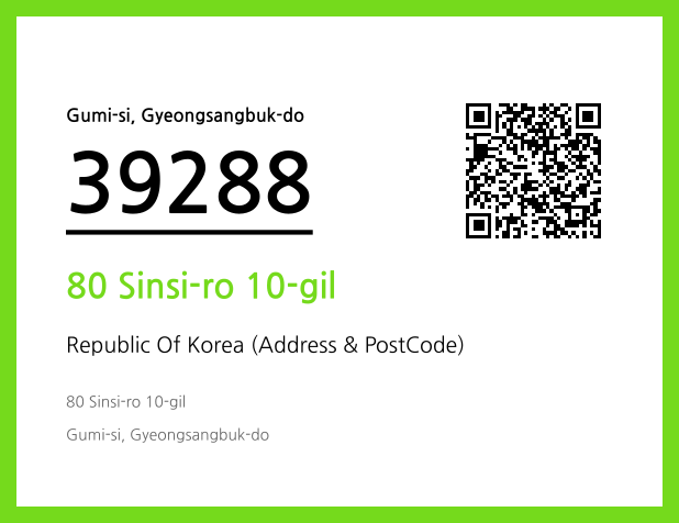 CC BY 4.0 Address and Postal Code QR Code Image (CC BY 4.0)