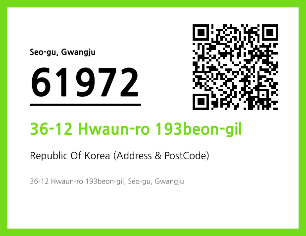 Address and Postal Code QR Code Image