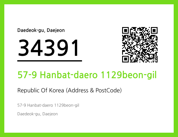 CC BY 4.0 Address and Postal Code QR Code Image (CC BY 4.0)