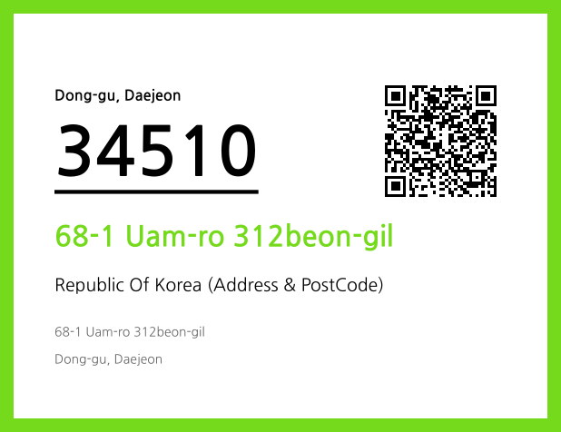 CC BY 4.0 Address and Postal Code QR Code Image (CC BY 4.0)