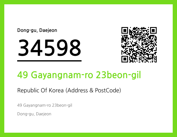 CC BY 4.0 Address and Postal Code QR Code Image (CC BY 4.0)