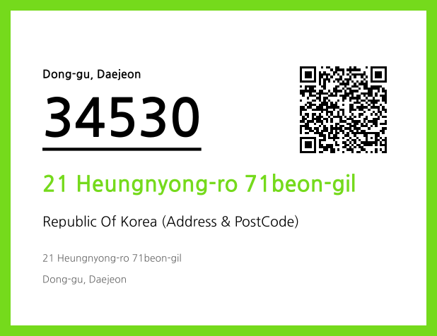 CC BY 4.0 Address and Postal Code QR Code Image (CC BY 4.0)