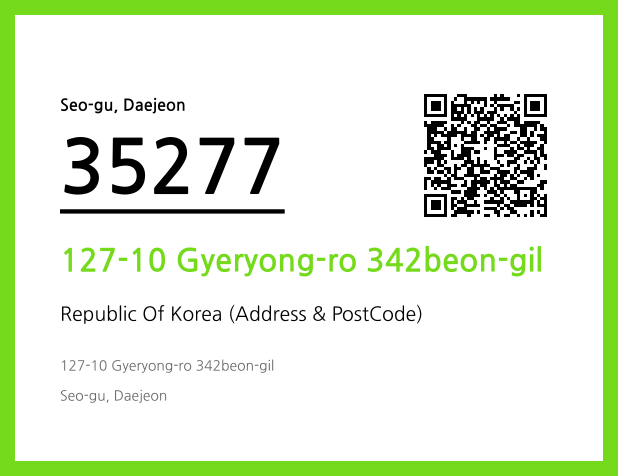 CC BY 4.0 Address and Postal Code QR Code Image (CC BY 4.0)