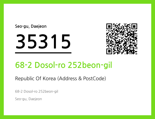 CC BY 4.0 Address and Postal Code QR Code Image (CC BY 4.0)