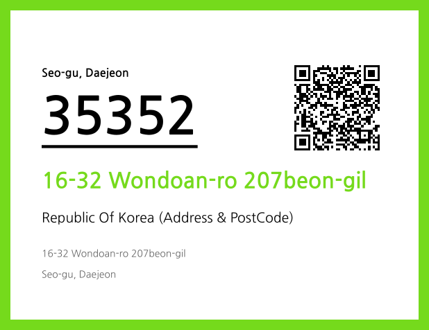 CC BY 4.0 Address and Postal Code QR Code Image (CC BY 4.0)