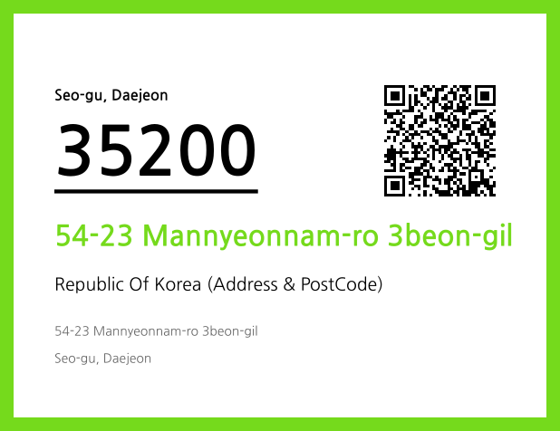 CC BY 4.0 Address and Postal Code QR Code Image (CC BY 4.0)