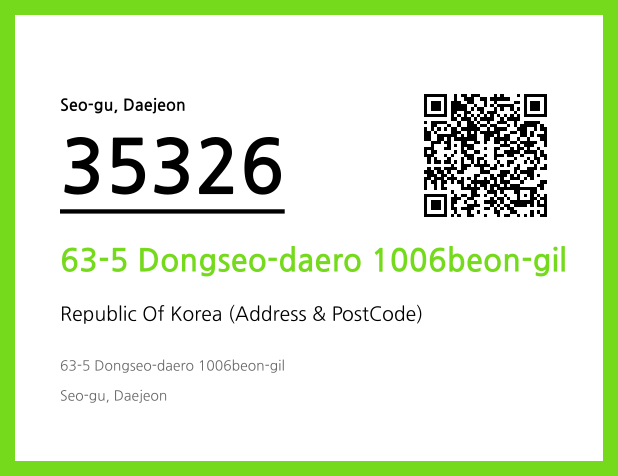 CC BY 4.0 Address and Postal Code QR Code Image (CC BY 4.0)