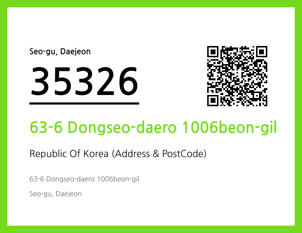 CC BY 4.0 Address and Postal Code QR Code Image (CC BY 4.0)