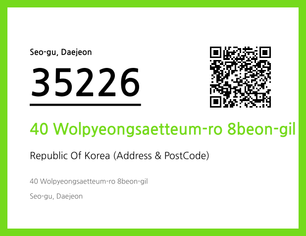 CC BY 4.0 Address and Postal Code QR Code Image (CC BY 4.0)