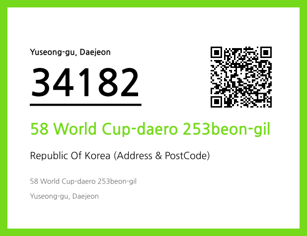 CC BY 4.0 Address and Postal Code QR Code Image (CC BY 4.0)
