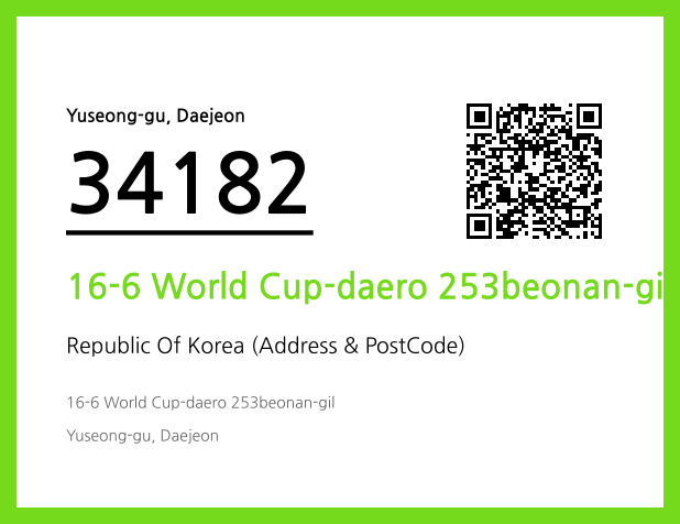 CC BY 4.0 Address and Postal Code QR Code Image (CC BY 4.0)
