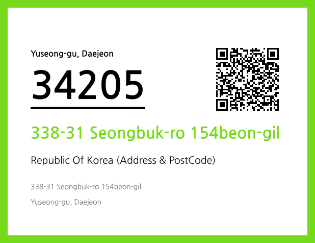 CC BY 4.0 Address and Postal Code QR Code Image (CC BY 4.0)