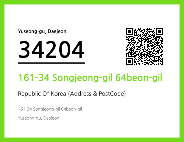CC BY 4.0 Address and Postal Code QR Code Image (CC BY 4.0)