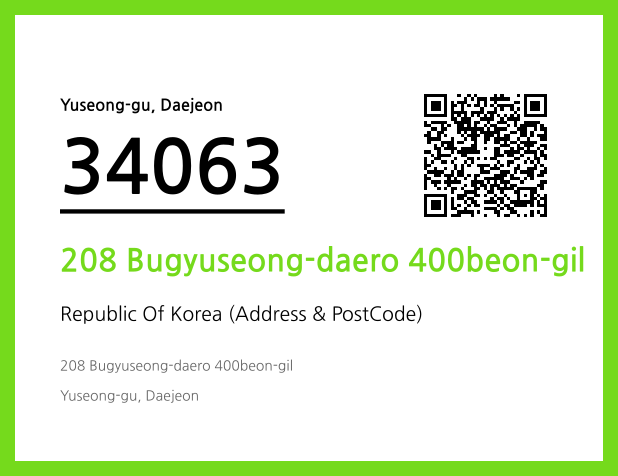 CC BY 4.0 Address and Postal Code QR Code Image (CC BY 4.0)