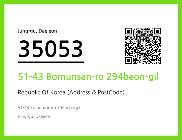 CC BY 4.0 Address and Postal Code QR Code Image (CC BY 4.0)