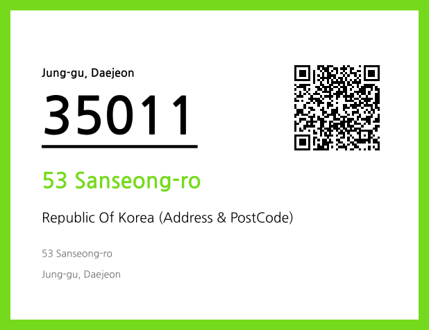 CC BY 4.0 Address and Postal Code QR Code Image (CC BY 4.0)