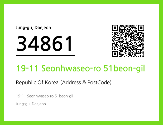 CC BY 4.0 Address and Postal Code QR Code Image (CC BY 4.0)