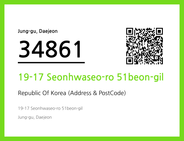 CC BY 4.0 Address and Postal Code QR Code Image (CC BY 4.0)