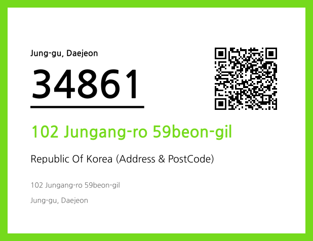 CC BY 4.0 Address and Postal Code QR Code Image (CC BY 4.0)