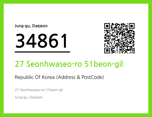 CC BY 4.0 Address and Postal Code QR Code Image (CC BY 4.0)