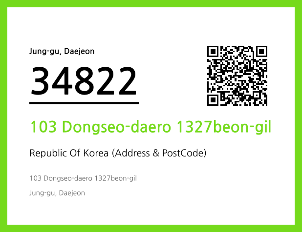 CC BY 4.0 Address and Postal Code QR Code Image (CC BY 4.0)