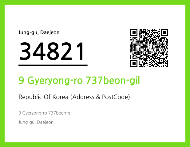 CC BY 4.0 Address and Postal Code QR Code Image (CC BY 4.0)