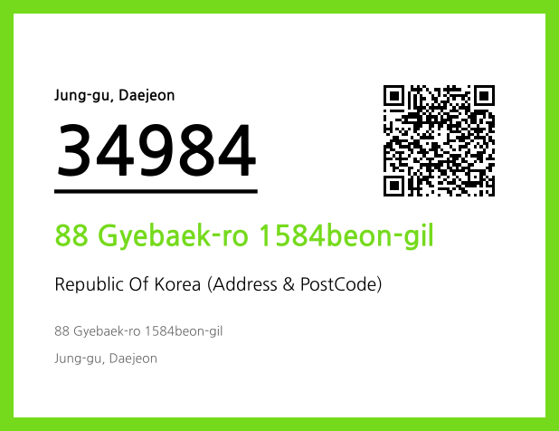 CC BY 4.0 Address and Postal Code QR Code Image (CC BY 4.0)