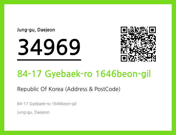 CC BY 4.0 Address and Postal Code QR Code Image (CC BY 4.0)