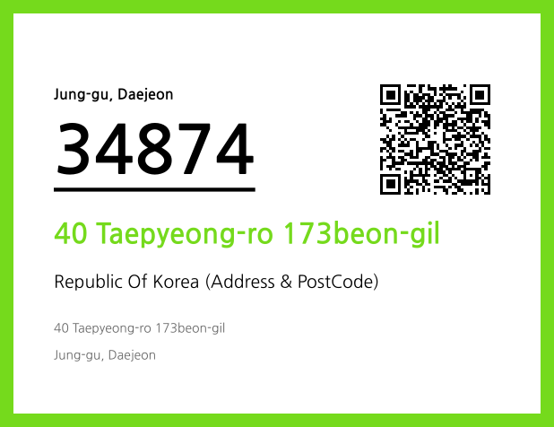 CC BY 4.0 Address and Postal Code QR Code Image (CC BY 4.0)