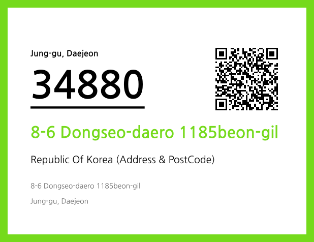 CC BY 4.0 Address and Postal Code QR Code Image (CC BY 4.0)