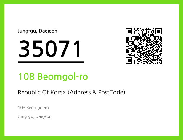 CC BY 4.0 Address and Postal Code QR Code Image (CC BY 4.0)