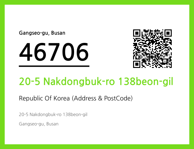 CC BY 4.0 Address and Postal Code QR Code Image (CC BY 4.0)
