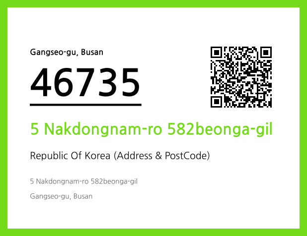 CC BY 4.0 Address and Postal Code QR Code Image (CC BY 4.0)
