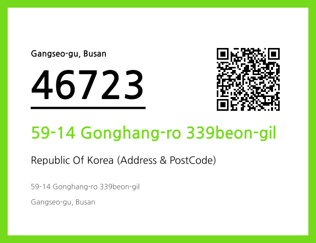 CC BY 4.0 Address and Postal Code QR Code Image (CC BY 4.0)
