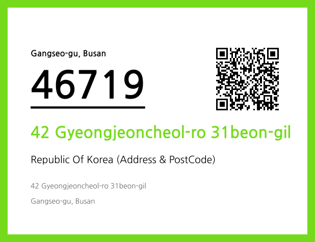 CC BY 4.0 Address and Postal Code QR Code Image (CC BY 4.0)