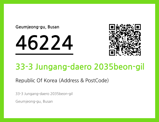 CC BY 4.0 Address and Postal Code QR Code Image (CC BY 4.0)