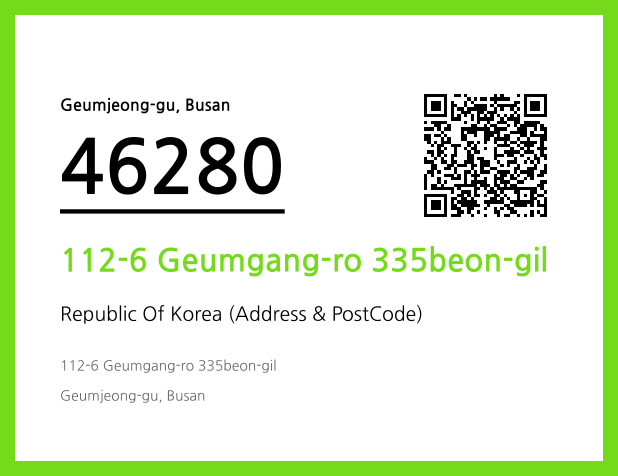 CC BY 4.0 Address and Postal Code QR Code Image (CC BY 4.0)