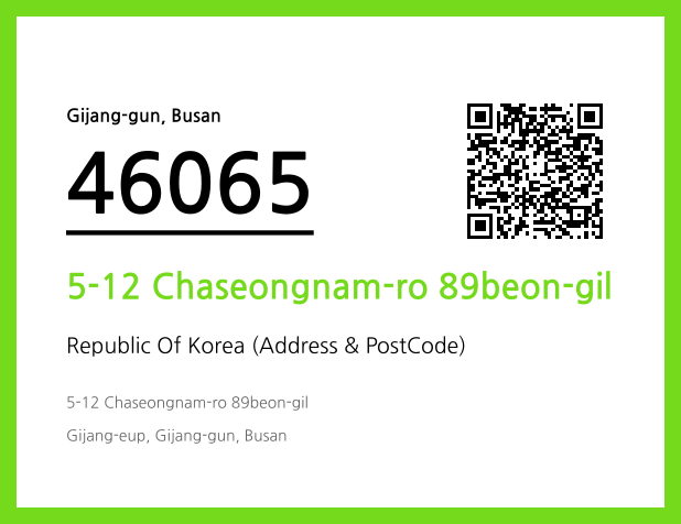 CC BY 4.0 Address and Postal Code QR Code Image (CC BY 4.0)