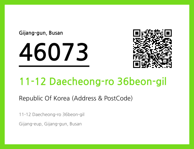 CC BY 4.0 Address and Postal Code QR Code Image (CC BY 4.0)