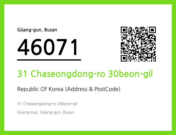 CC BY 4.0 Address and Postal Code QR Code Image (CC BY 4.0)