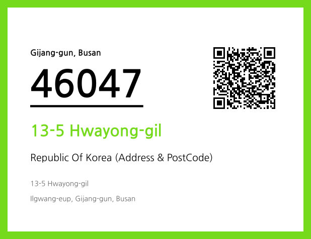 CC BY 4.0 Address and Postal Code QR Code Image (CC BY 4.0)